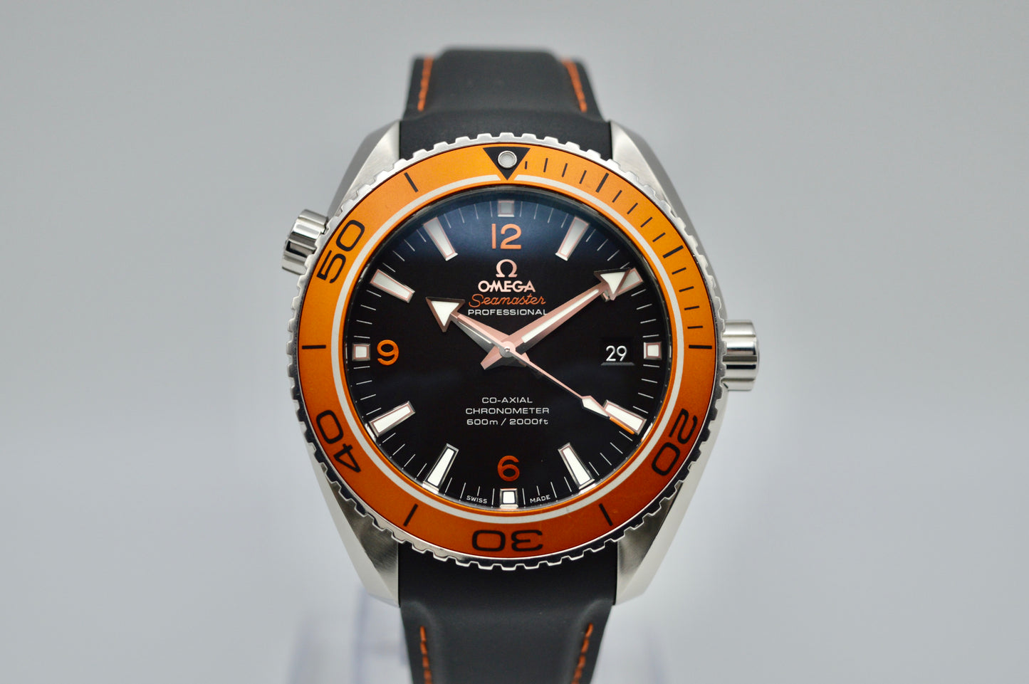 Omega Seamaster Planet Ocean XL Co-Axial 45.5 mm Orange bezel